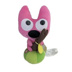 Rare Hallmark Hoops & Yoyo Plush You're Sweet Chocolate Talking Easter Bunny 8"